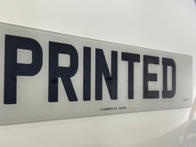 Load image into Gallery viewer, standard printed number plate
