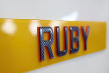 Load image into Gallery viewer, Ruby Red + 3D carbon gel Show Plate
